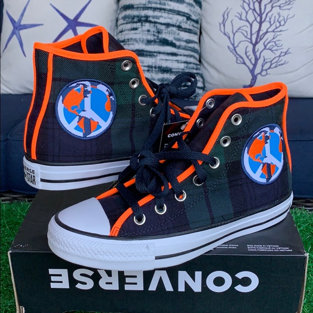 Converse CTAS hi green/brown/white women’s - Picture 6 of 16